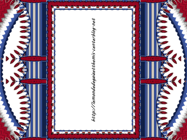 Bleu Blanc Rouge - Bord de page - Fonds - Papiers