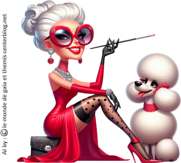 AI Tube PNG - Femme Animal Chien - woman png- IA PNG