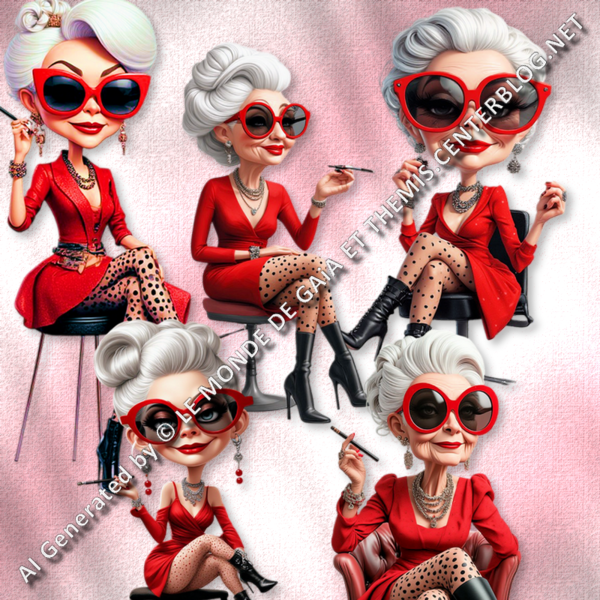 AI Tube PNG - Femme en rouge - woman png- IA PNG