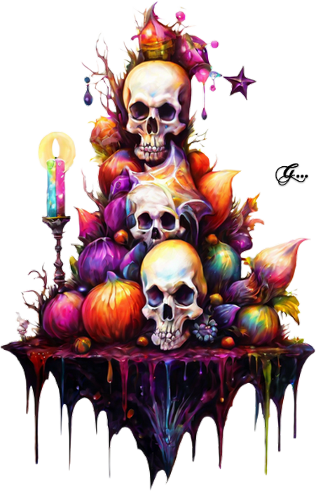 Décoration d'halloween pour enfant le petit squelettte - Kreakids