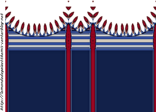 Bleu Blanc Rouge - Bord de page - Fonds - Papiers