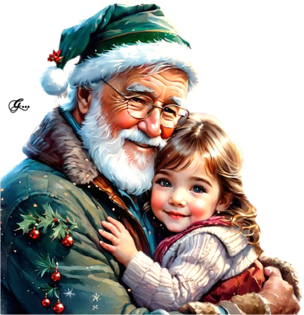 Tube Père Noel png Santa Claus Christmas