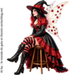 IA Tube PNG -Halloween- Sorcière - Witch - Free AI PNG