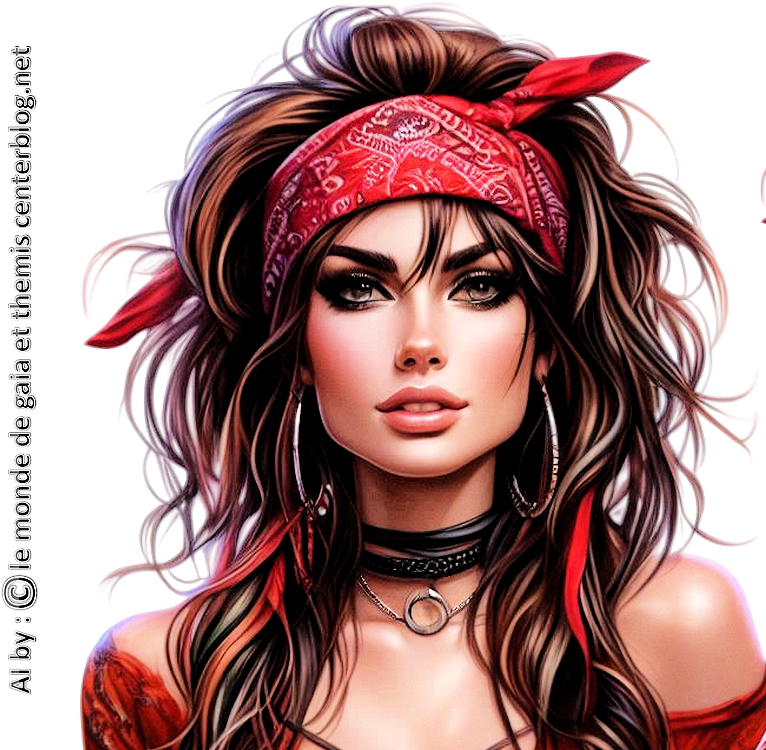 AI Tube Femme Habillée en Rouge png — free download